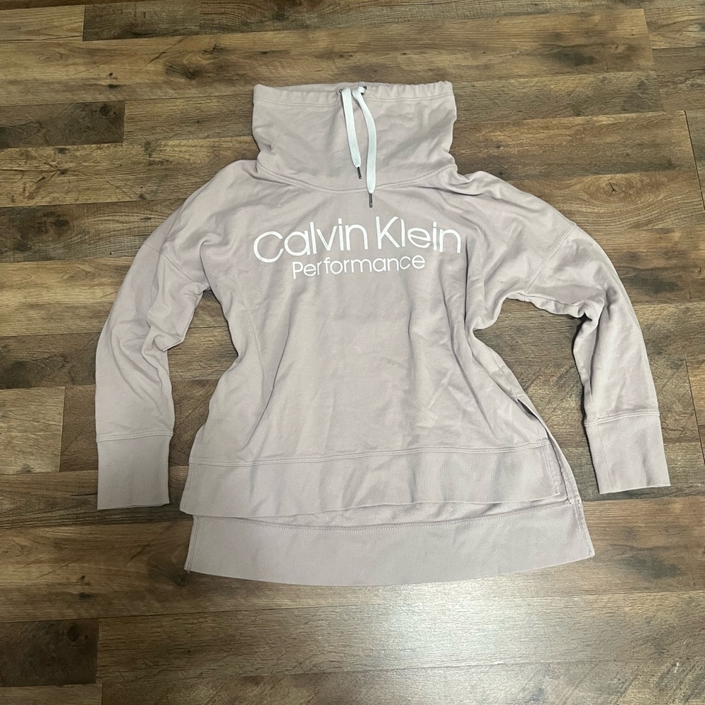 Calvin Klein Performance Hoodie in Light Pink